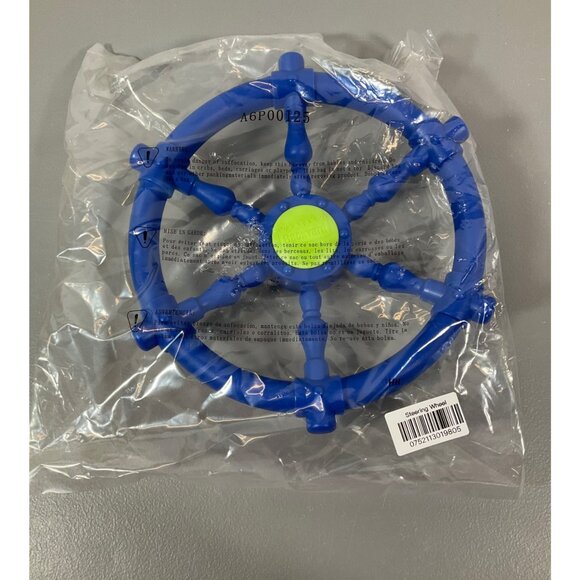 Backyard Discovery Premium Steering Wheel - Blue and Lime - NO HARDWARE - Picture 1 of 2